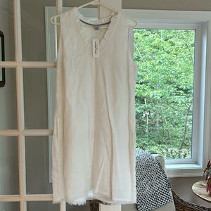 Tommy Bahama Two palm ruffle shift dress